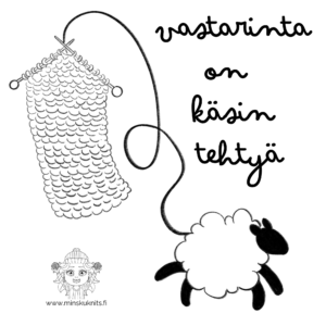 Vastarinta on käsin tehtyä!